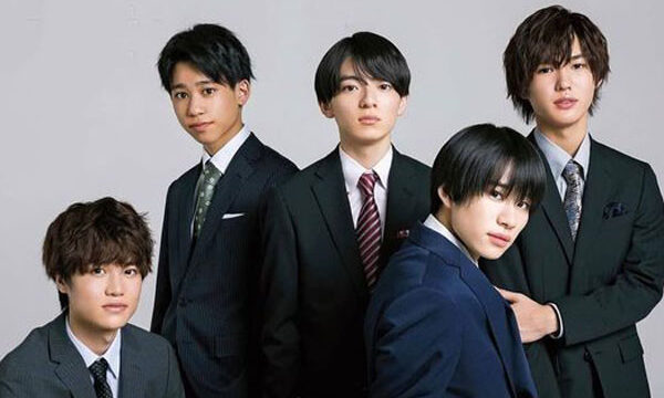 Lil Kansai members Tua Shimazaki, Takuya Nishimura, Kazumasa Onishi, Ryukoku Toma, Ryukoku Okazaki